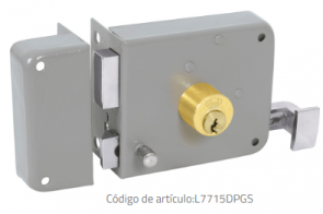 cerradura sobreponer derecha LOCK